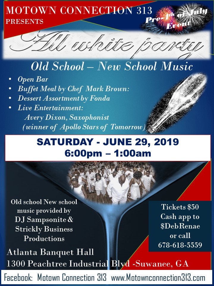 Annual White Party 2019 Flyer